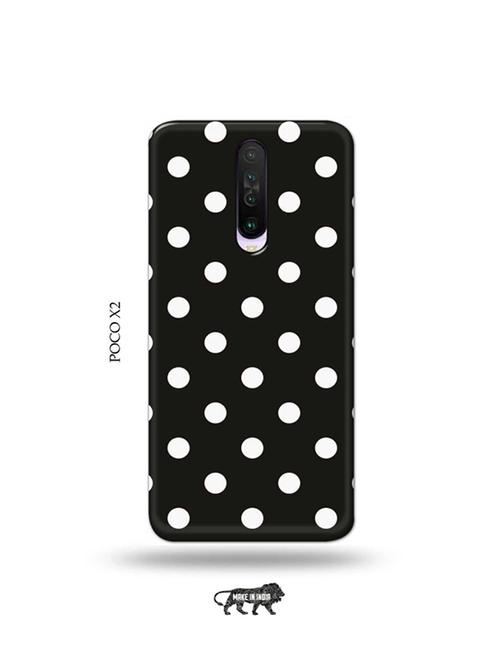 tweakymod designer printed hard case | polka dots back cover compatible with poco x2 - 19078713 - Very Small Image - 1
