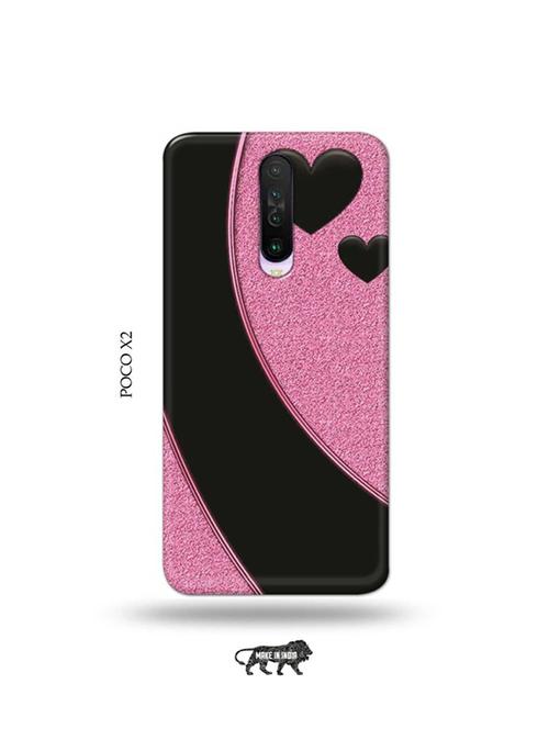 tweakymod designer printed hard case | hearts back cover compatible with poco x2 - 19078714 - Very Small Image - 1