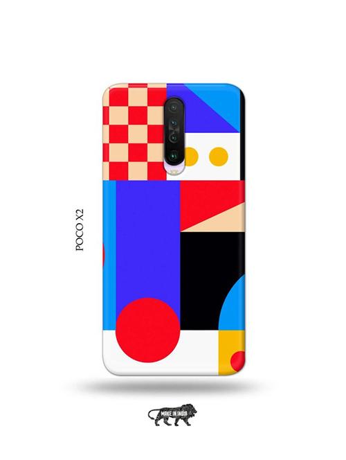 tweakymod designer printed hard case | colour boxes back cover compatible with poco x2 - 19078726 - Very Small Image - 1