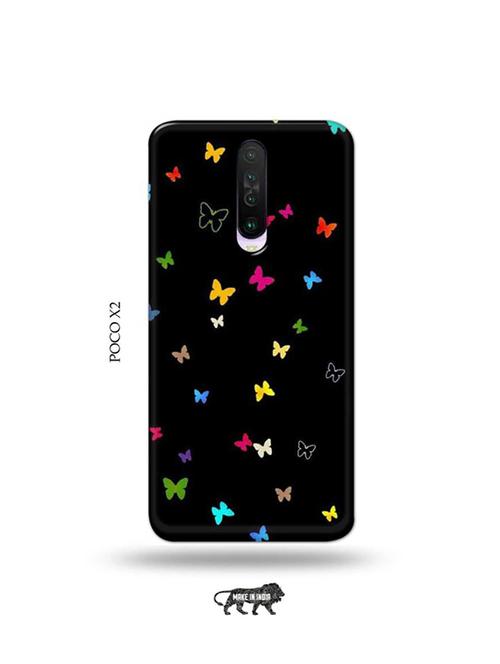 tweakymod designer printed hard case | butterfly back cover compatible with poco x2 - 19078743 - Very Small Image - 1