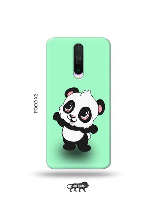 tweakymod designer printed hard case | panda back cover compatible with poco x2 - 19078754 - Very Small Image - 1