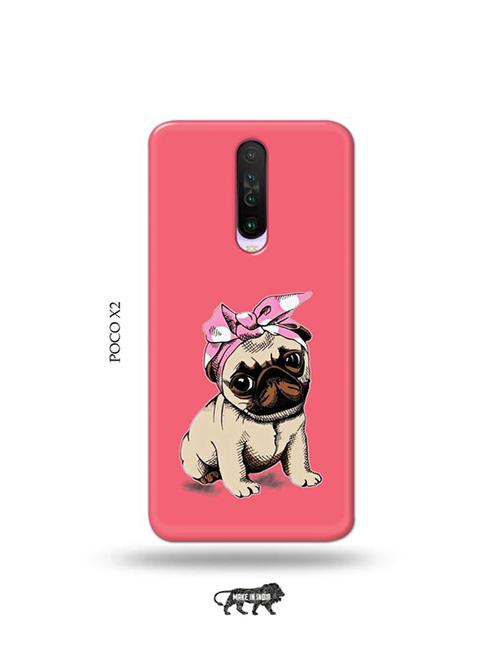 tweakymod designer printed hard case | cute dog back cover compatible with poco x2 - 19078760 - Very Small Image - 1