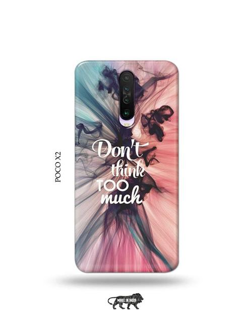 don't think too much back cover compatible with poco x2 - 19078775 - Very Small Image - 1