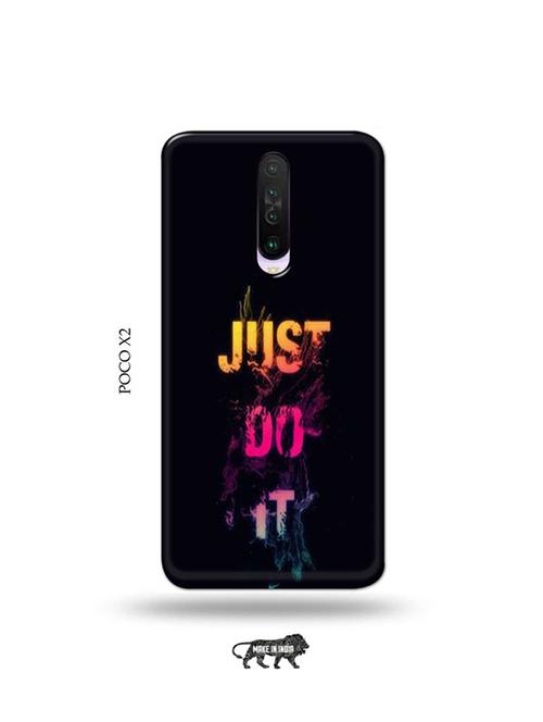 tweakymod designer printed hard case | just do it back cover compatible with poco x2 - 19078779 - Very Small Image - 1