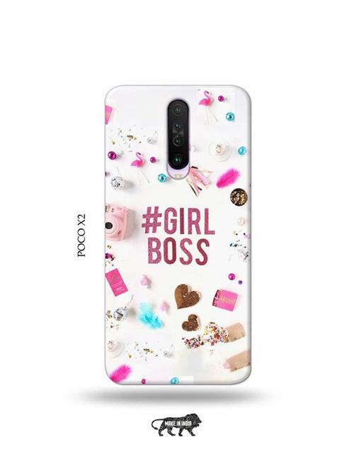tweakymod designer printed hard case | #girl_boss back cover compatible with poco x2 - 19078798 - Very Small Image - 1