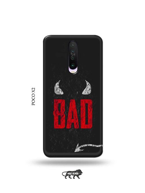 tweakymod designer printed hard case | bad back cover compatible with poco x2 - 19078804 - Very Small Image - 1