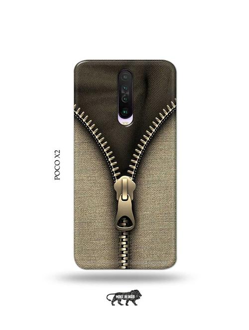 tweakymod designer printed hard case | zipper back cover compatible with poco x2 - 19078806 - Very Small Image - 1