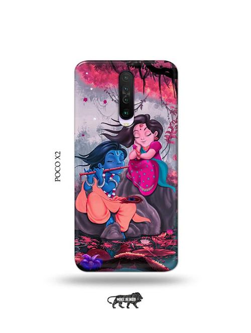 tweakymod designer printed hard case | radha krishna back cover compatible with poco x2 - 19078837 - Very Small Image - 1