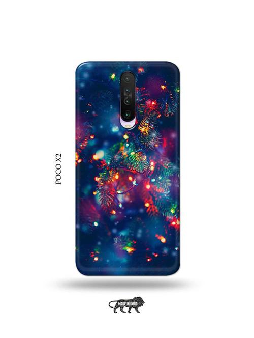 tweakymod designer printed hard case | cristmas tree back cover compatible with poco x2 - 19078841 - Very Small Image - 1