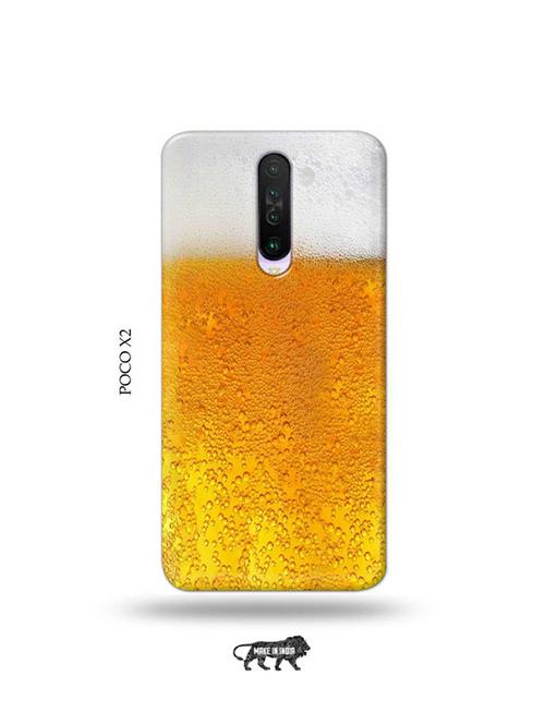 tweakymod designer printed hard case | beer back cover compatible with poco x2 - 19078846 - Very Small Image - 1