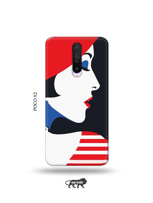 tweakymod designer printed hard case | girl illustration back cover compatible with poco x2 - 19078849 - Very Small Image - 1