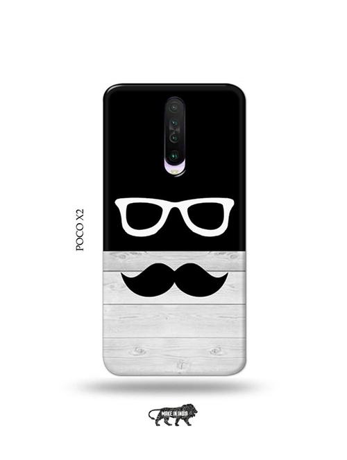 tweakymod designer printed hard case | hipster back cover compatible with poco x2 - 19078867 - Very Small Image - 1