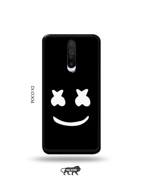 tweakymod designer printed hard case | funny face back cover compatible with poco x2 - 19078881 - Very Small Image - 1