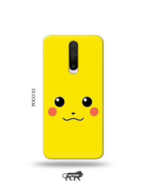 tweakymod designer printed hard case | pika face back cover compatible with poco x2 - 19078894 - Very Small Image - 1