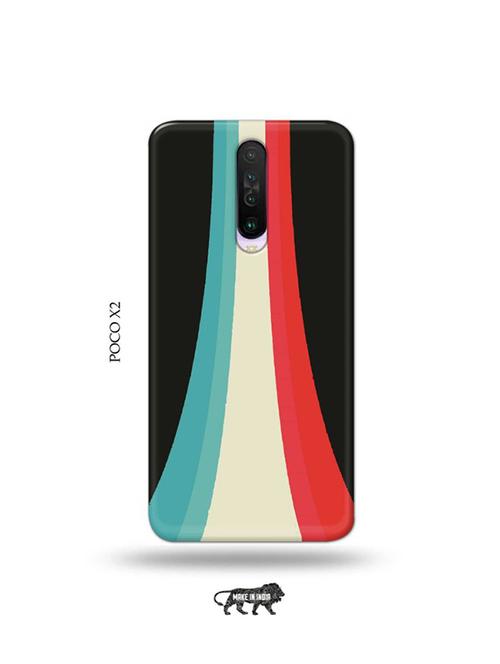 tweakymod designer printed hard case | atari strips back cover compatible with poco x2 - 19078916 - Very Small Image - 1