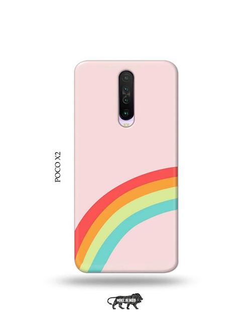 tweakymod designer printed hard case | rainbow back cover compatible with poco x2 - 19078921 - Very Small Image - 1