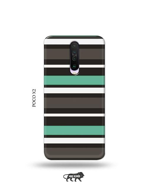 tweakymod designer printed hard case | strips back cover compatible with poco x2 - 19078935 - Very Small Image - 1
