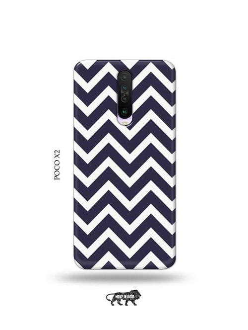 tweakymod designer printed hard case | zig zag back cover compatible with poco x2 - 19078936 - Very Small Image - 1