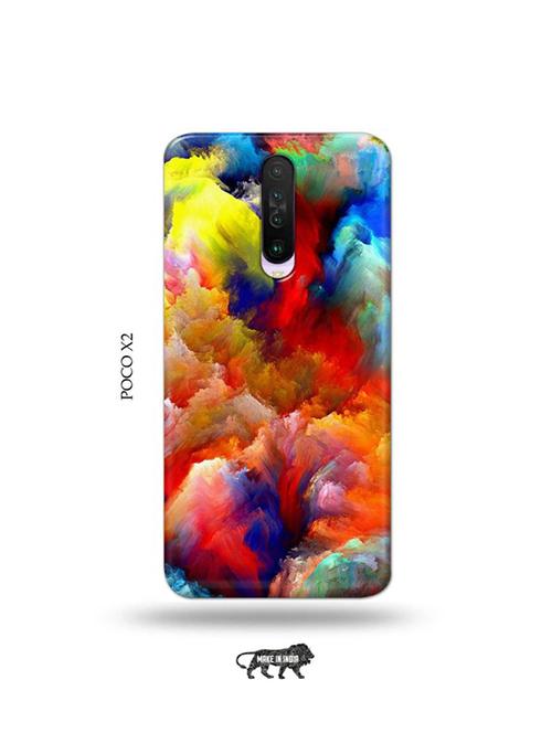colourful clouds back cover compatible with poco x2 - 19078938 - Very Small Image - 1