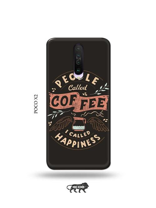 tweakymod designer printed hard case | people coffee hapiness back cover compatible with poco x2 - 19078961 - Very Small Image - 1