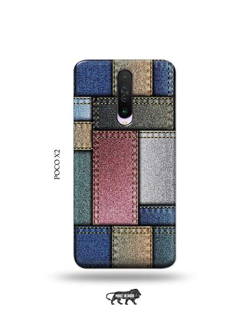 tweakymod designer printed hard case | denim back cover compatible with poco x2 - 19078966 - Very Small Image - 1