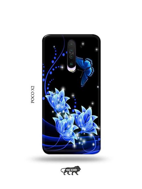 tweakymod designer printed hard case | flowers back cover compatible with poco x2 - 19079009 - Very Small Image - 1