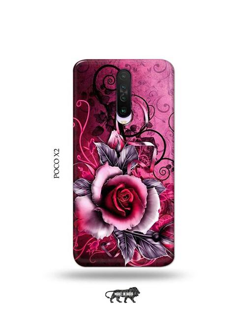 tweakymod designer printed hard case | flowers back cover compatible with poco x2 - 19079016 - Very Small Image - 1