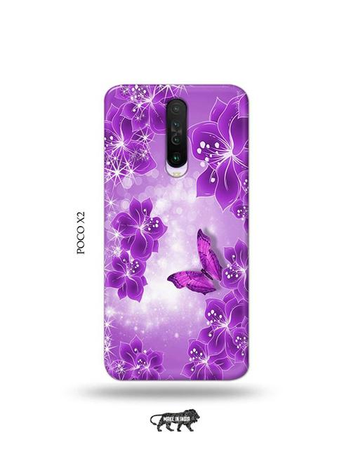 tweakymod designer printed hard case | flowers back cover compatible with poco x2 - 19079018 - Very Small Image - 1