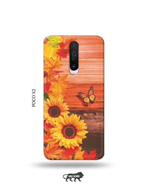 tweakymod designer printed hard case | flowers back cover compatible with poco x2 - 19079024 - Very Small Image - 1