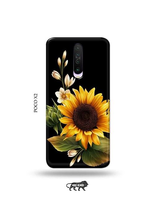 tweakymod designer printed hard case | flowers back cover compatible with poco x2 - 19079027 - Very Small Image - 1