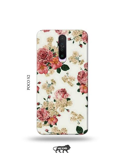 tweakymod designer printed hard case | flowers back cover compatible with poco x2 - 19079033 - Very Small Image - 1