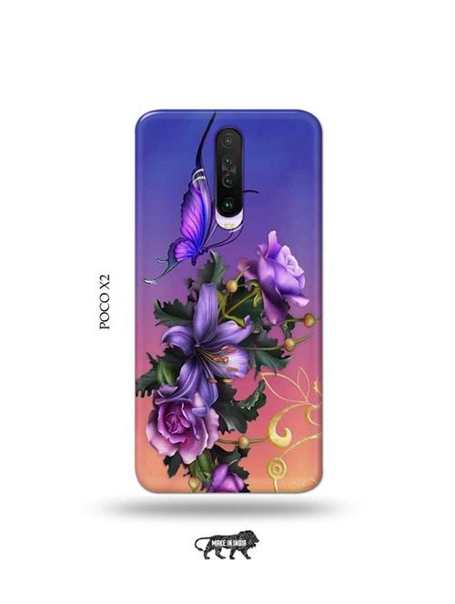 tweakymod designer printed hard case | flowers back cover compatible with poco x2 - 19079036 - Very Small Image - 1