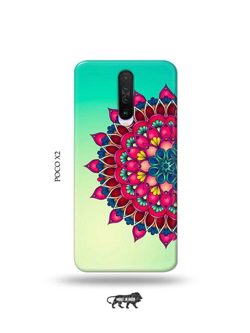 tweakymod designer printed hard case | flowers back cover compatible with poco x2 - 19079040 - Very Small Image - 1