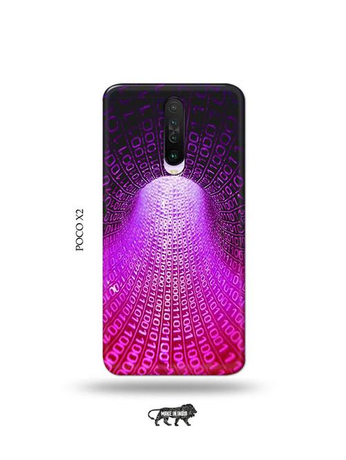 tweakymod designer printed hard case | data flow back cover compatible with poco x2 - 19079059 - Very Small Image - 1