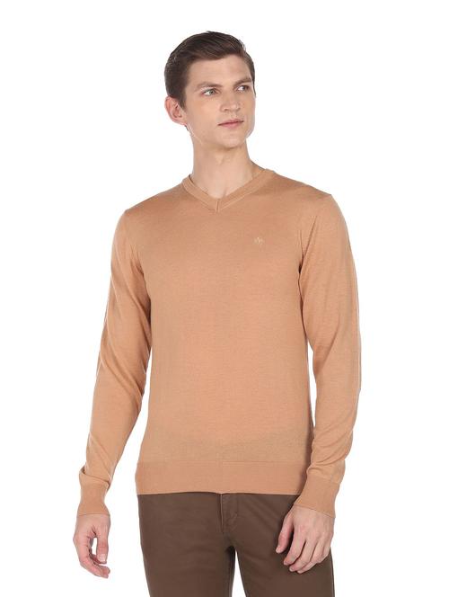 mens solid pullover - 19079084 - Very Small Image - 1