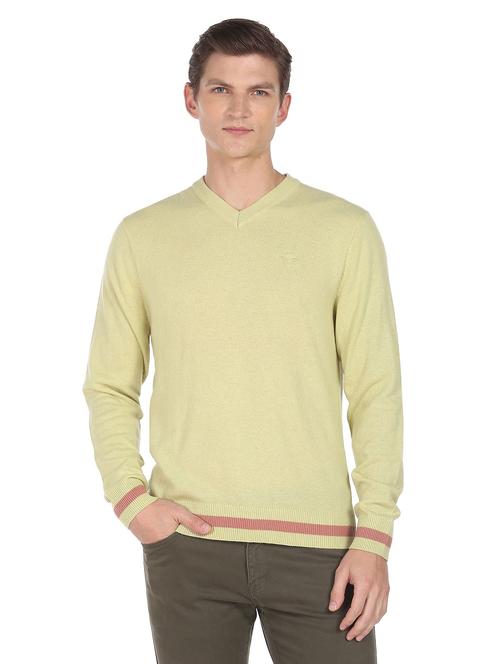 mens solid pullover - 19079097 - Very Small Image - 1