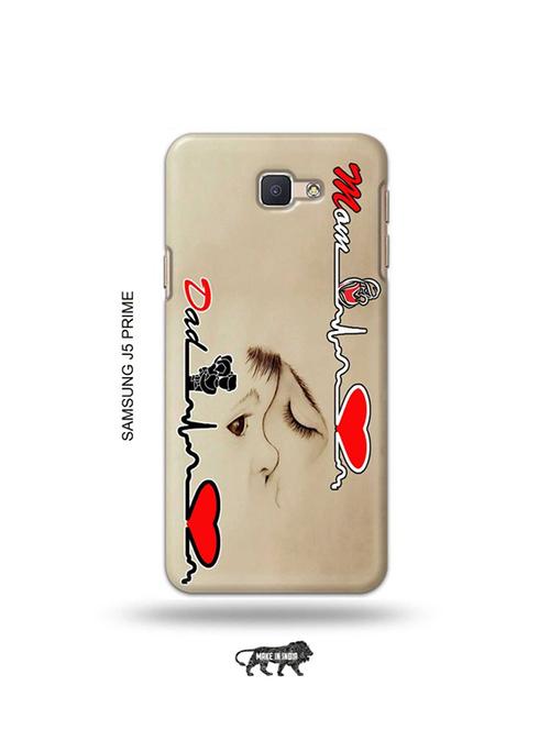 tweakymod designer printed hard case | mom dad back cover compatible with samsung j5 prime - 19079098 - Very Small Image - 1