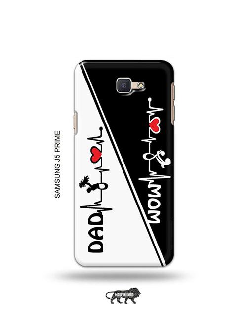 tweakymod designer printed hard case | mom dad back cover compatible with samsung j5 prime - 19079101 - Very Small Image - 1