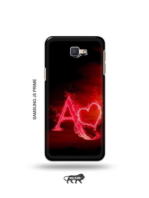 tweakymod designer printed hard case | fire heart letter a back cover compatible with samsung j5 prime - 19079157 - Very Small Image - 1
