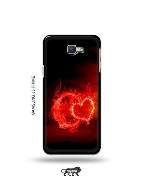 tweakymod designer printed hard case | fire heart letter c back cover compatible with samsung j5 prime - 19079162 - Very Small Image - 1