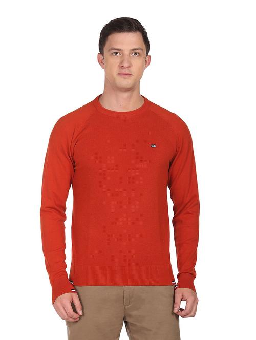 orange cotton pullover - 19079178 - Very Small Image - 1