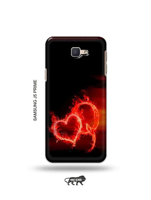 tweakymod designer printed hard case | fire heart letter q back cover compatible with samsung j5 prime - 19079188 - Very Small Image - 1