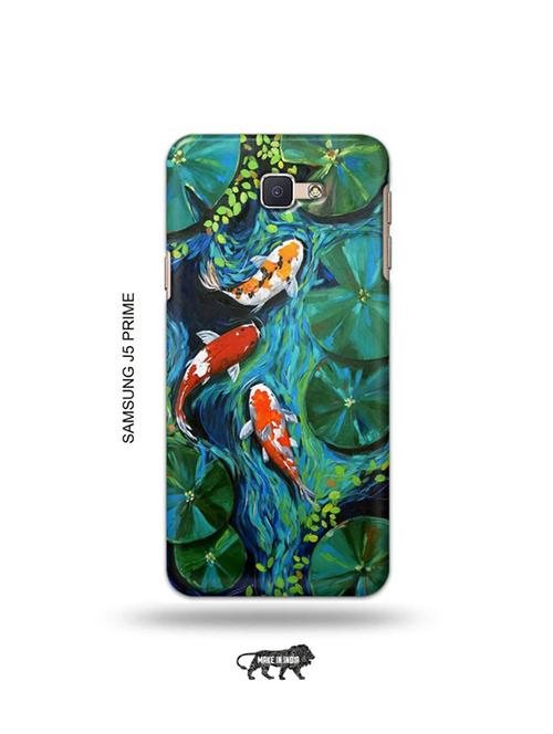 tweakymod designer printed hard case | abstract fish back cover compatible with samsung j5 prime - 19079369 - Very Small Image - 1