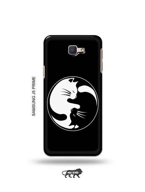tweakymod designer printed hard case | ninja cat back cover compatible with samsung j5 prime - 19079409 - Very Small Image - 1