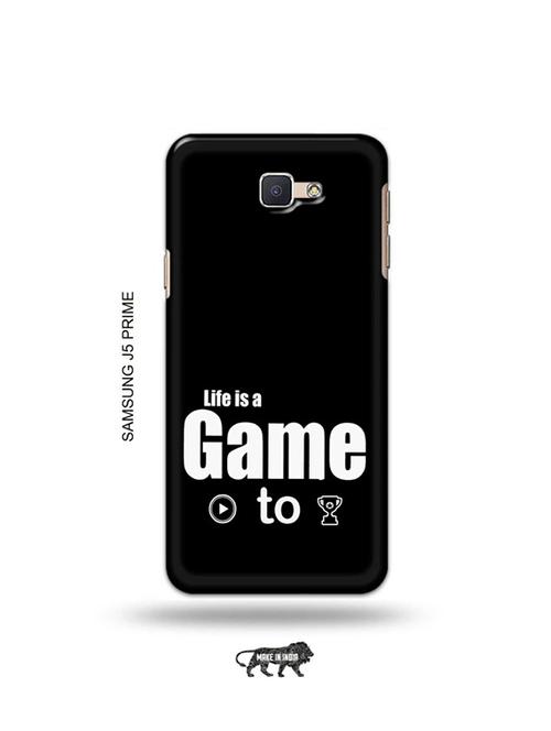tweakymod designer printed hard case | life is a game paly to win back cover compatible with samsung j5 prime - 19079458 - Very Small Image - 1