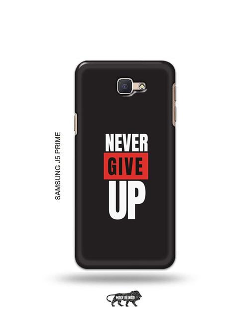 tweakymod designer printed hard case | never give up back cover compatible with samsung j5 prime - 19079466 - Very Small Image - 1