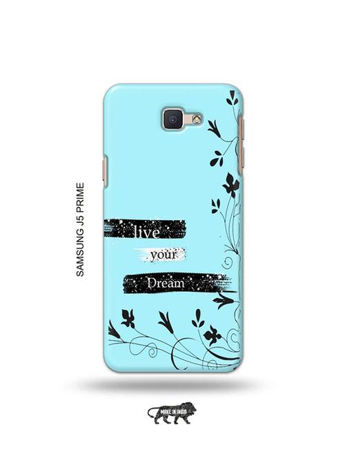 tweakymod designer printed hard case | live your dream back cover compatible with samsung j5 prime - 19079479 - Very Small Image - 1