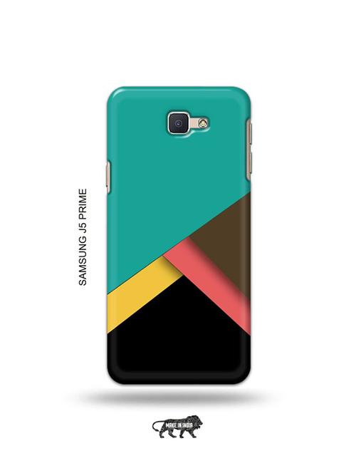 tweakymod designer printed hard case | blue strips back cover compatible with samsung j5 prime - 19079498 - Very Small Image - 1