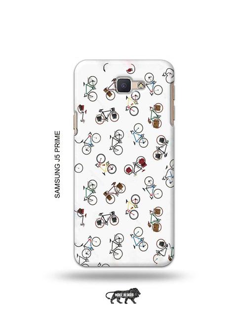 tweakymod designer printed hard case | cycle love back cover compatible with samsung j5 prime - 19079535 - Very Small Image - 1