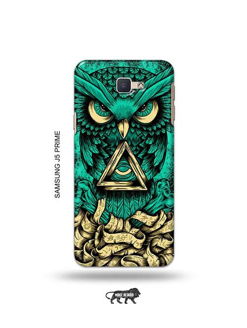tweakymod designer printed hard case | dark owl back cover compatible with samsung j5 prime - 19079547 - Very Small Image - 1